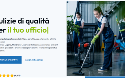 Realizzazione Sito Web per Impresa di Pulizie in Ticino