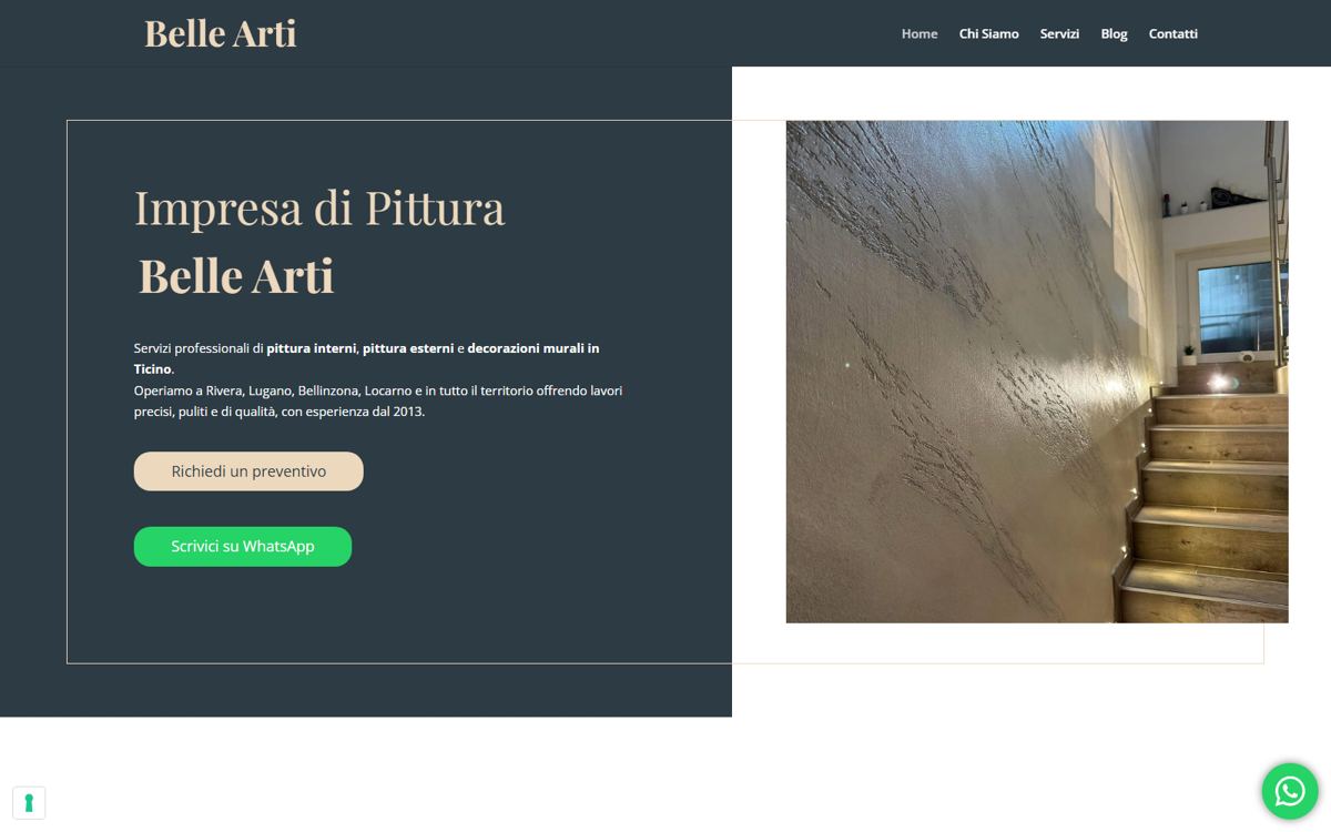 Offerta Sito Web - 1.200 CHF 3 Azienda di servizi