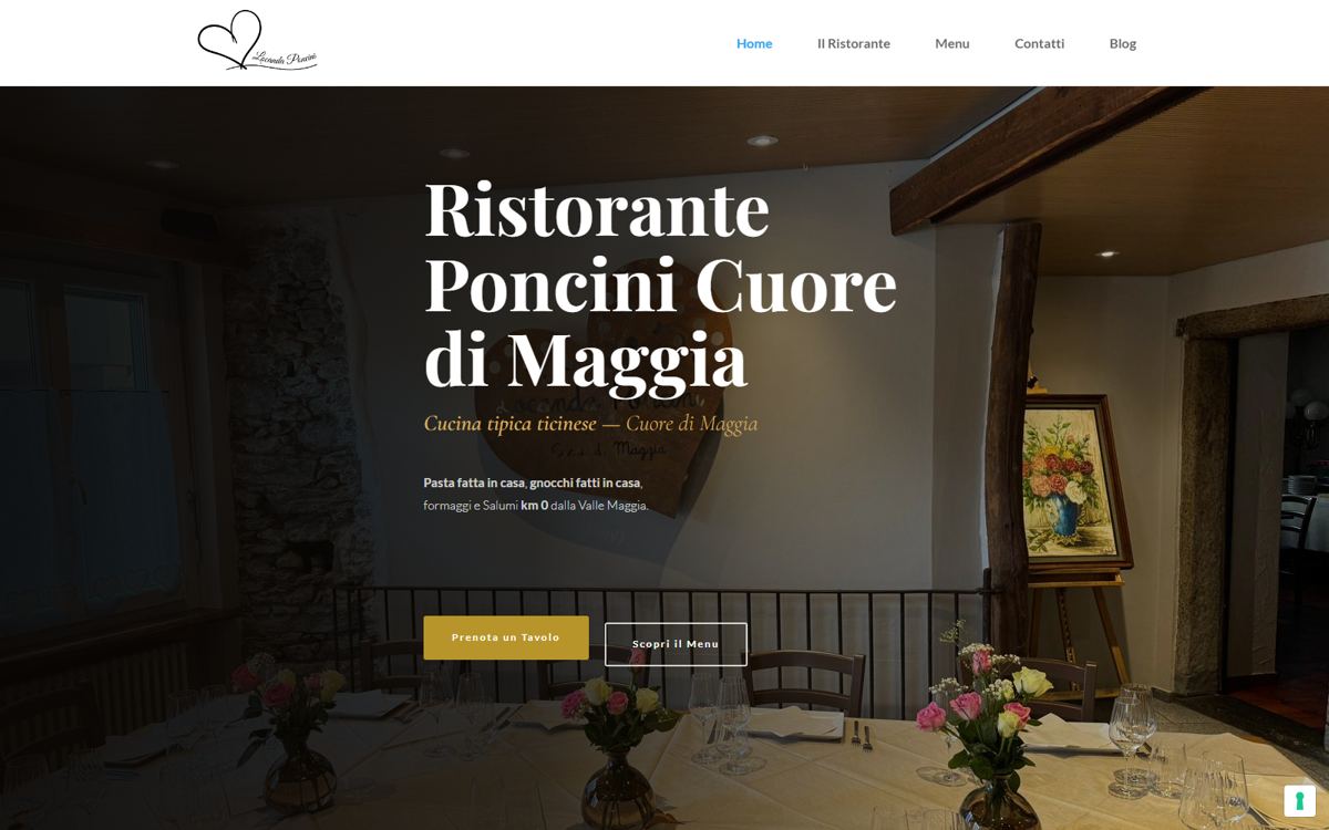 Offerta Sito Web - 1.200 CHF 2 Ristorante